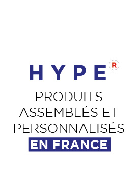Logo assemblés et personnalisés en France HYPE